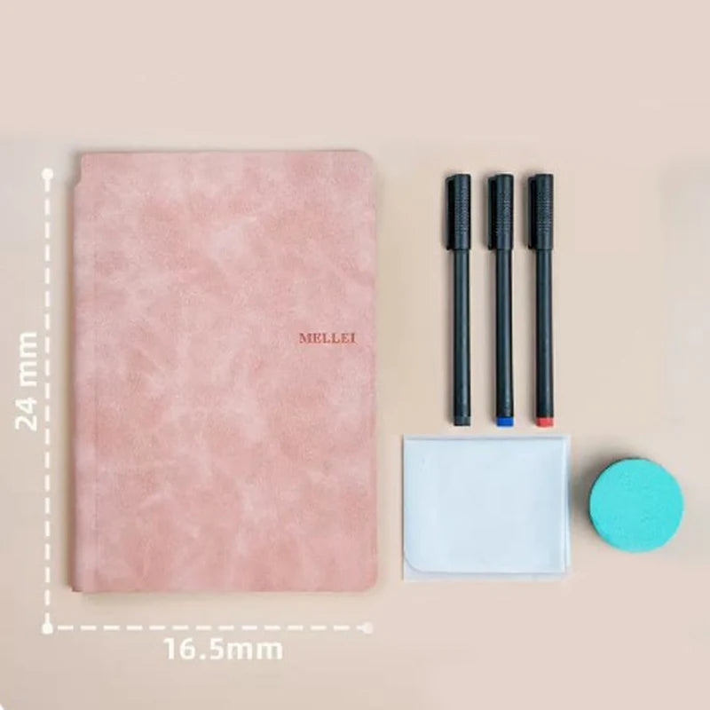 Mini Erasable Whiteboard Notebook